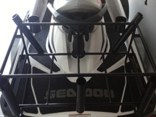 SeaDoo Jet Ski Powder Coated in Black. SeaDoo Jet Ski Powder Coated in Black by Prime Powder Coating, Slacks Creek, Brisbane southside.